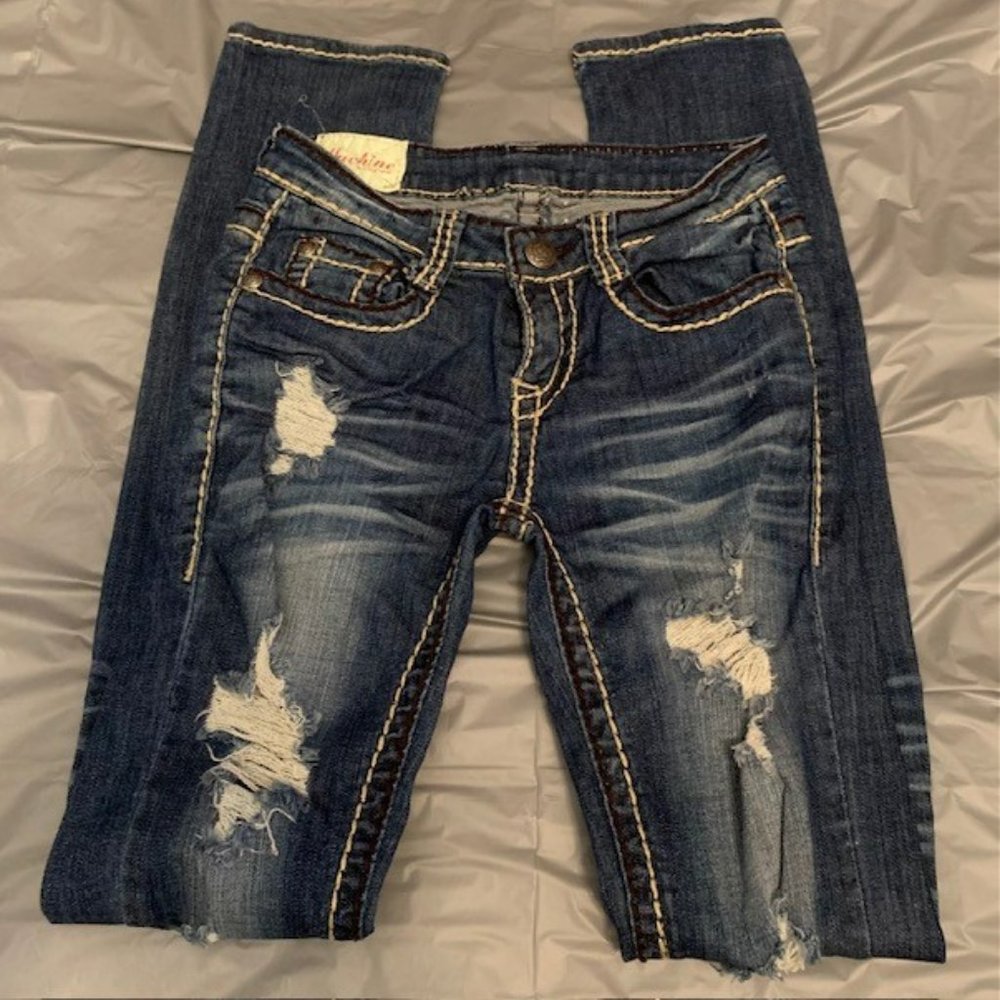 Machine nouvelle mode jeans
